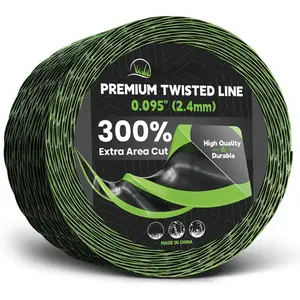0.095" Trimmer Line (AL2470B) Compatible with EGO String Trimmers, 400ft 1lbs  Twist Bi-Component Weed Eater String, Heavy Duty Professional Grade String Trimmer  Line