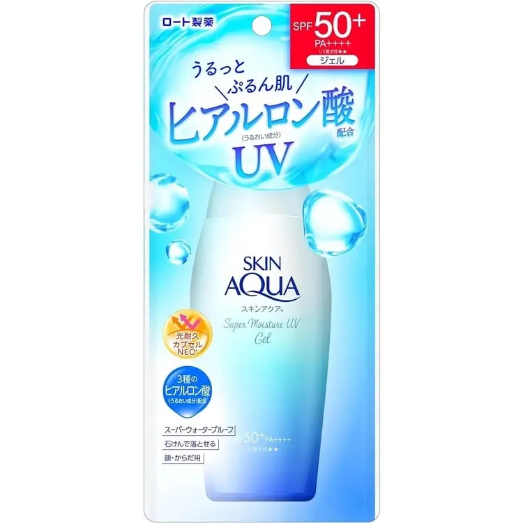 Rohto Skin Aqua Super Moisture UV Gel SPF 50+ PA++++ Rohto Skin Aqua Super Moisture UV Gel SPF 50+ PA++++