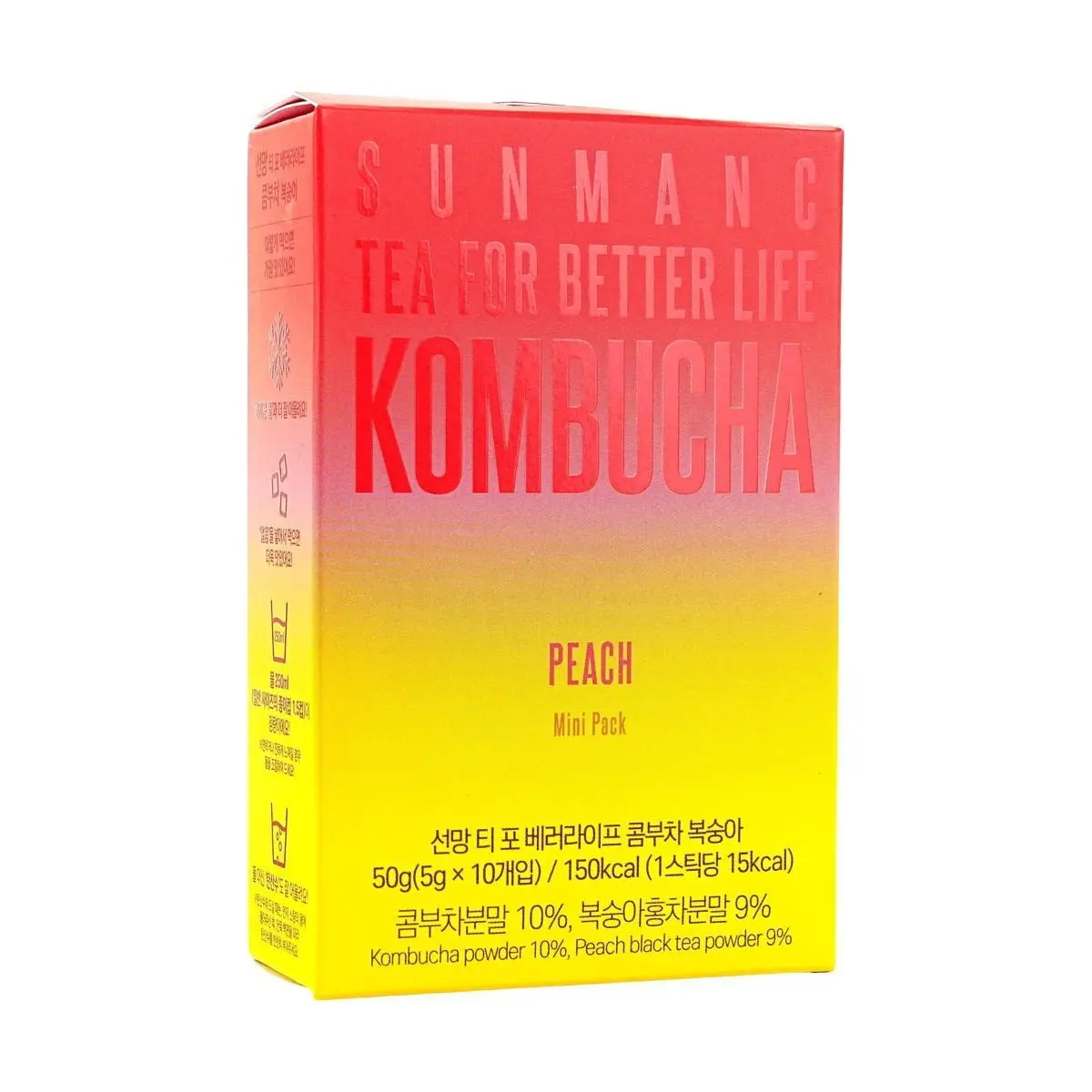 SUNMANC Peach Flavored Kombucha Drink - Authentic Korean Fermented Tea, Refreshing & Healthy Beverage SUNMANC Peach Flavored Kombucha Drink - Authentic Korean Fermented Tea, Refreshing & Healthy Beverage