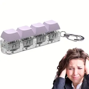 Mechanical Keyboard Switch Tester, Fidget Key Switch Stress Reliever for Adult Kid, Small Portable Key Switch Sampler for Desk – For Women Men Office Relax Gift