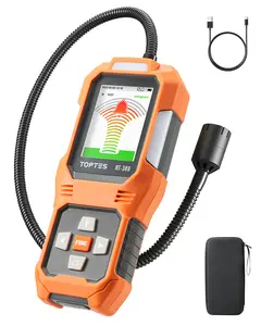 TOPTES RT-389 Rechargeable Refrigerant Leak Detector, HVAC Freon Leak Detector with 3 Sensitivity Modes & 3 Alarm Types, Air Conditioning Detection for CFCs, HCFCs, HFCs, HFOs, HCs fathersdaygift