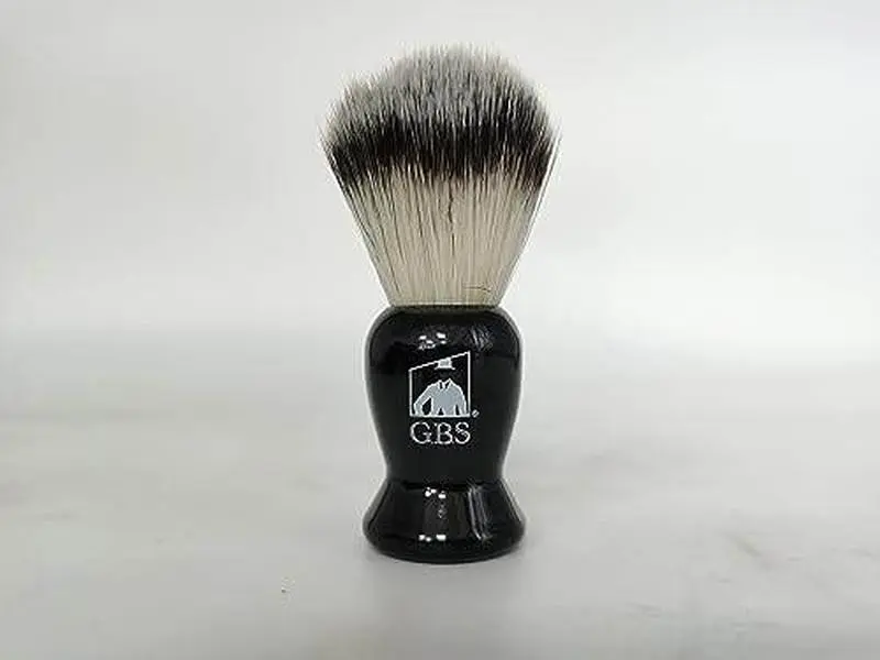 G.B.S Synthetic Shaving Brush Black Handle Comfort