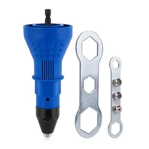 Manual Rivet Gun Kit, Manual Rivet Gun with Replacement Head & Accessories, Hand Riveter, Professional Hand Riveter for Home & Office, Hand Tools