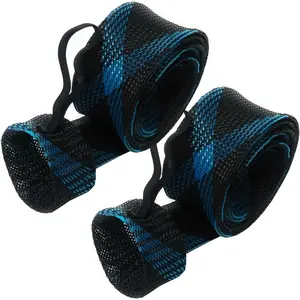 2-Pack Fishing Rod Socks – Rod Sleeves for Baitcasting & Spinning Rods, Fits 7ft–8ft Poles