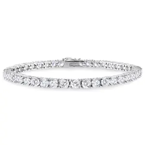 Women's Cubic Zirconia Silver-Plated Tennis Bracelet