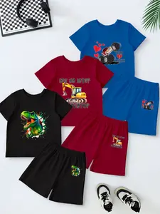Boys' Clothing Set, Comfortable, Casual & Stylish Design, Perfect for Daily Wear, Durable Fabric, Ideal Gift for Kids