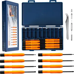Precision Screwdriver Set with Magnetic Tips, 8-in-1 Multi-Function Screwdrivers, 4-in-1 Magnetic Mini Screwdriver, Tweezers, Storage Case, Mini Repair Tool Kit for Electronics, Watches, Eyeglasses