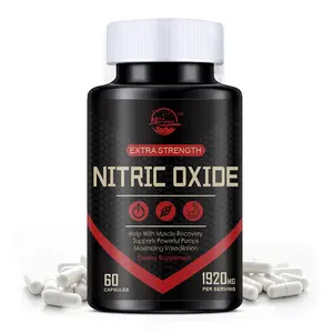 Nitric Oxide Booster - Support Healthy Blood Circulation -Nitric Oxide Supplement | Gym Enhancer | Natural Energy & Performance | 60 Vegan Capsules