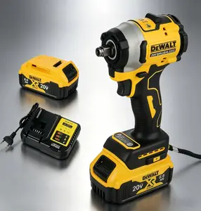 DeWALT DCF850, 20V MAX ATOMIC Brushless Compact Impact Driver, High Torque Cordless Screwdriver, LED Work Light, Professional Heavy Duty Power Tool for Construction, Automotive Repair & Woodworking