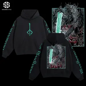 [Soulsborne Style] Vintage Grim Style Ludwig the Accursed Holy Blade - Bloodborne Unisex Hoodie, Soulsborne Gaming Apparel, Game Shirt, Video Game Clothes, Boy Merch, Gift For Him, Gift For Her, Soulslike Streetwear