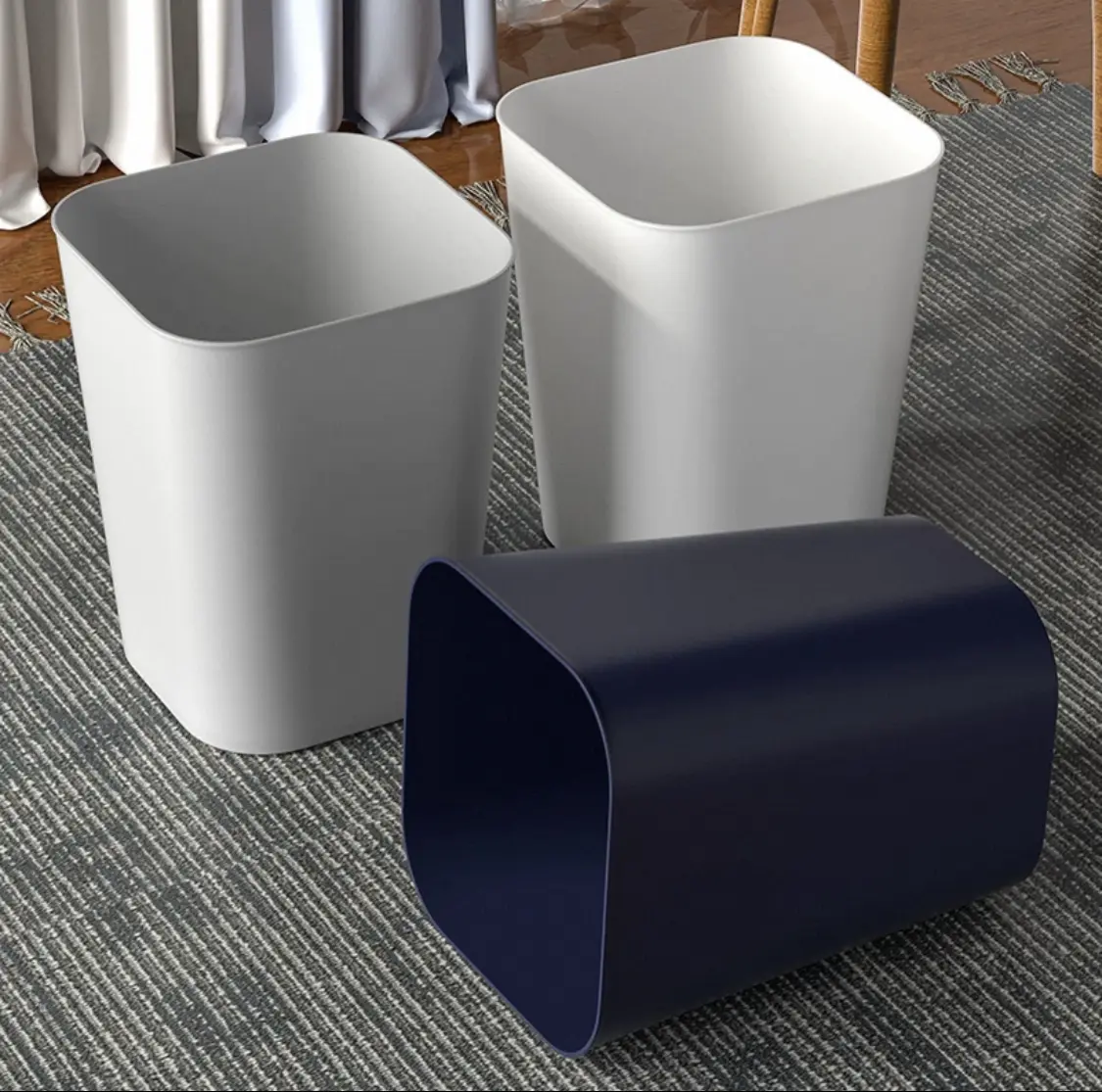 Square Plastic Waste Bin