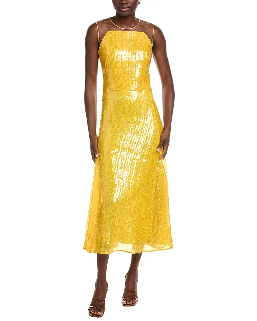 Akris Sequin Midi Dress