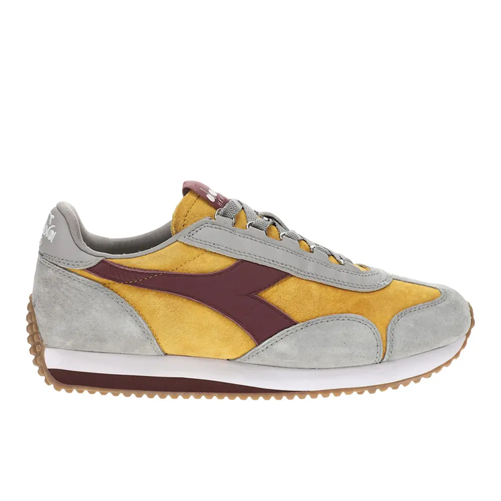 diadora Mens Equipe '75 Sw Lace Up Sneakers Shoes Casual - Yellow