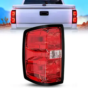 Nilight OE Style Truck Taillight Assembly - Driver Side Truck Parts, DOT Certified High-Impact Brake Signal Rear Lamp for 2014-2018 Chevy Silverado 1500/2500HD/3500HD, 2015-2019 GMC Sierra 3500HD, 2019 Silverado 1500LD