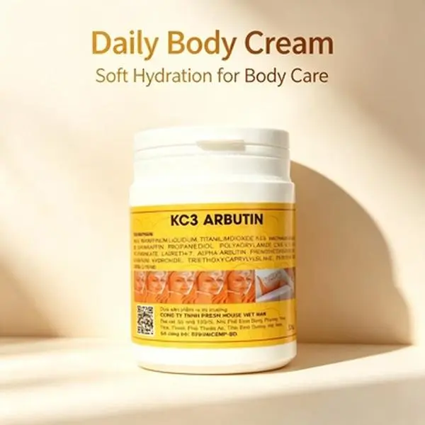 Body Cream 250ML, Daily Hydrating Moisturizer for Soft Smooth Skin