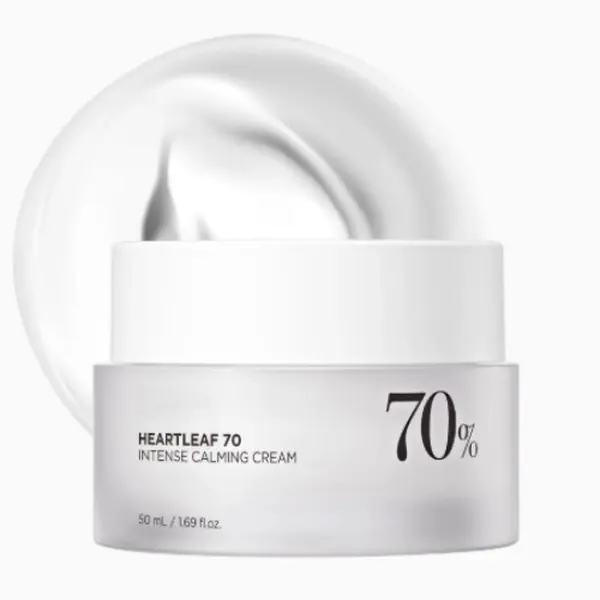 Heartleaf 70% Intense Calming Cream 50ml for Daily Use Moisturizers Skin Repair Heartleaf 70% Intense Calming Cream 50ml for Daily Use Moisturizers Skin Repair