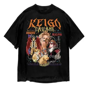 Hawk Keigo Takami MHA Shirt, My Hero Academia Anime Manga Retro T-Shirt Sweatshirt Hoodie Cotton Fan Gift Fabric Top