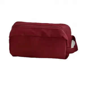 Japanese-style minimalist three-dimensional portable pencil case, large-capacity nylon multifunctional storage bag, stationery box, stationery bag, pencil case