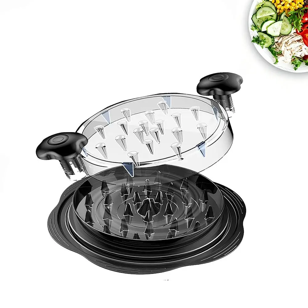 Twist Driven Big Volume Chicken Breast Shredding Gadget, Clear See-Thru Observable Meat Shredding Unit, Tough Reinforced Anti-Slip Surface Mats, Easy Hold Comfort Grip, Pure BPA-Free for Shredding Beef Lamb Chicken Prep  shredder kitchen sink splash guard