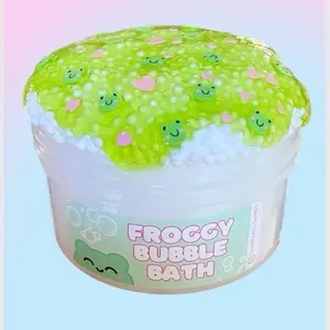 Froggy bubble bath floam slime