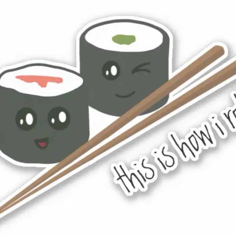 This is how I roll sticker