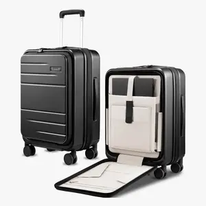 LUGGEX FLO5 24/28" Expandable Polycarbonate Hard Shell Suitcase | Lightweight, Scratch-Resistant, 360° Spinner Wheels | TSA Lock | Travel & Business Essential