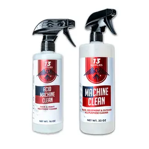 13 Supplies Machine Clean Bundle: Machine Clean & Acid Machine Clean,
