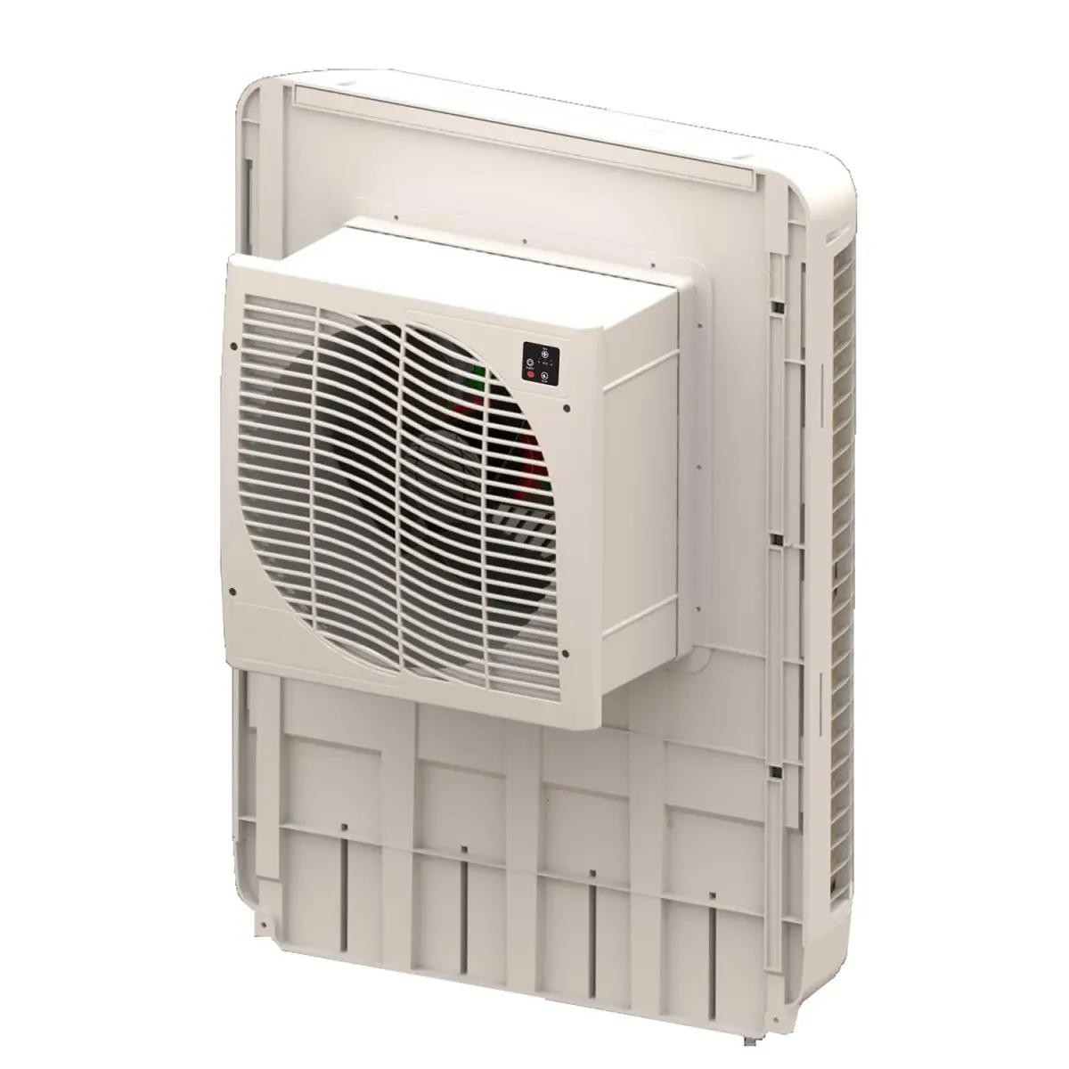 Champion MasterCool 4525739 Window Evaporative Cooler - 3-Speed Fan Adjustable Speed Portable Unit, 3200 CFM Large Portable Coolers, 1600 sq. ft. Coverage for Camping & Hiking