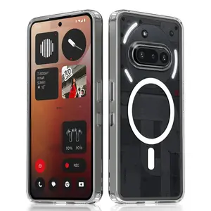 Need to select model For Magsafe Arcylic Strong Magnetic Wireless Charging Protective Case For Nothing Phone 3A NothingPhone3A 5G Clear Shockproof Back Cover