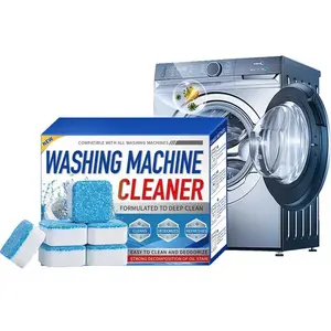 Highly Effective Descaling Agent,Deep Cleaning Tablets For Front Loader Top Load Washer Deodorizer,New Upgraded Model Washing Machine Cleaner Descaler,Clean Inside Drum And Laundry Seal,Household Essentials,Cleaning Supplies