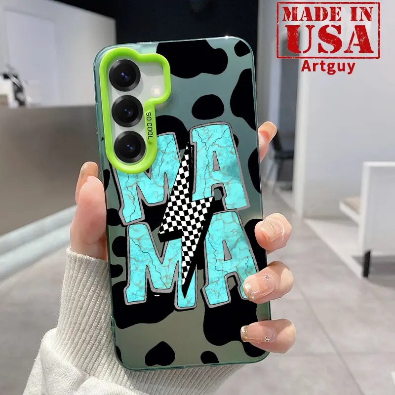 Soft Patterned Cow Skin Silicone Phone Case for Samsung Galaxy S22+ S23 Ultra S24 Plus S25 Ultra, 1.2Mm Thick Full Body Anti-Scratch Anti-Drop PC Casing, Smartphone Accessory
