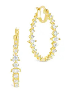 Aaliyah CZ Hoop Earrings