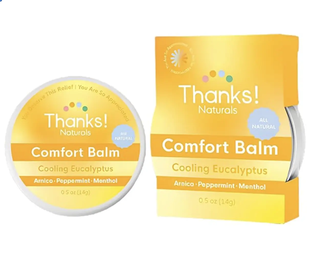 Thanks! Naturals Botanical Balm – Mild Cooling Relief with Natural Oils