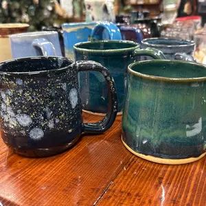 Handmade Pottery Mugs • Propriety Glazes • One of a Kind • Made in Western Massachusetts
