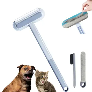 Pet Hair Removal Tool, 2025 New 3 in 1 Multifunctional Pet Hair Remover, Cat and Dog Hair Remover Brush Reusable Long Handle for Furniture, Couch, Carpet, Clothes