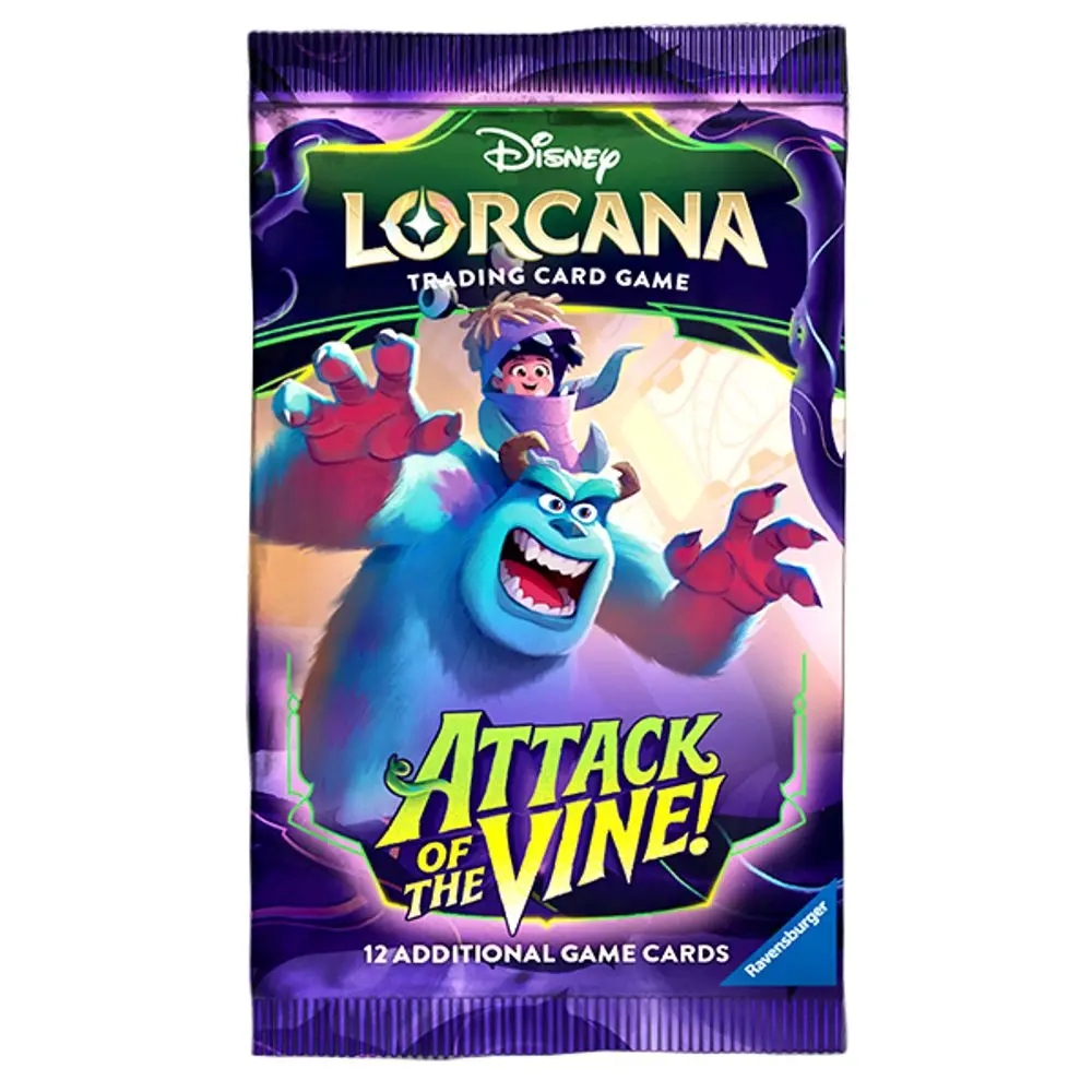 Lorcana Attack Of The Vine Booster Pack. Live Only