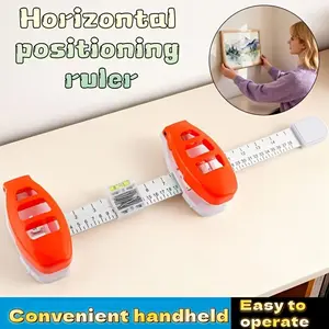 All in One Picture Hanging System! Precisely measure the frame dimensions, level it horizontally, Precisely select the nail positions for the picture frame. Easily install picture frames by yourself Adjustable Hooks