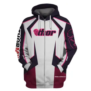 Hoodie Thor Mx, Thor Pulse, Motocross Racing Uniform V32 Motocross 3D Hoodie All Over Printed Clothes Shirt Men Letter Graphic Round Neck Tee
