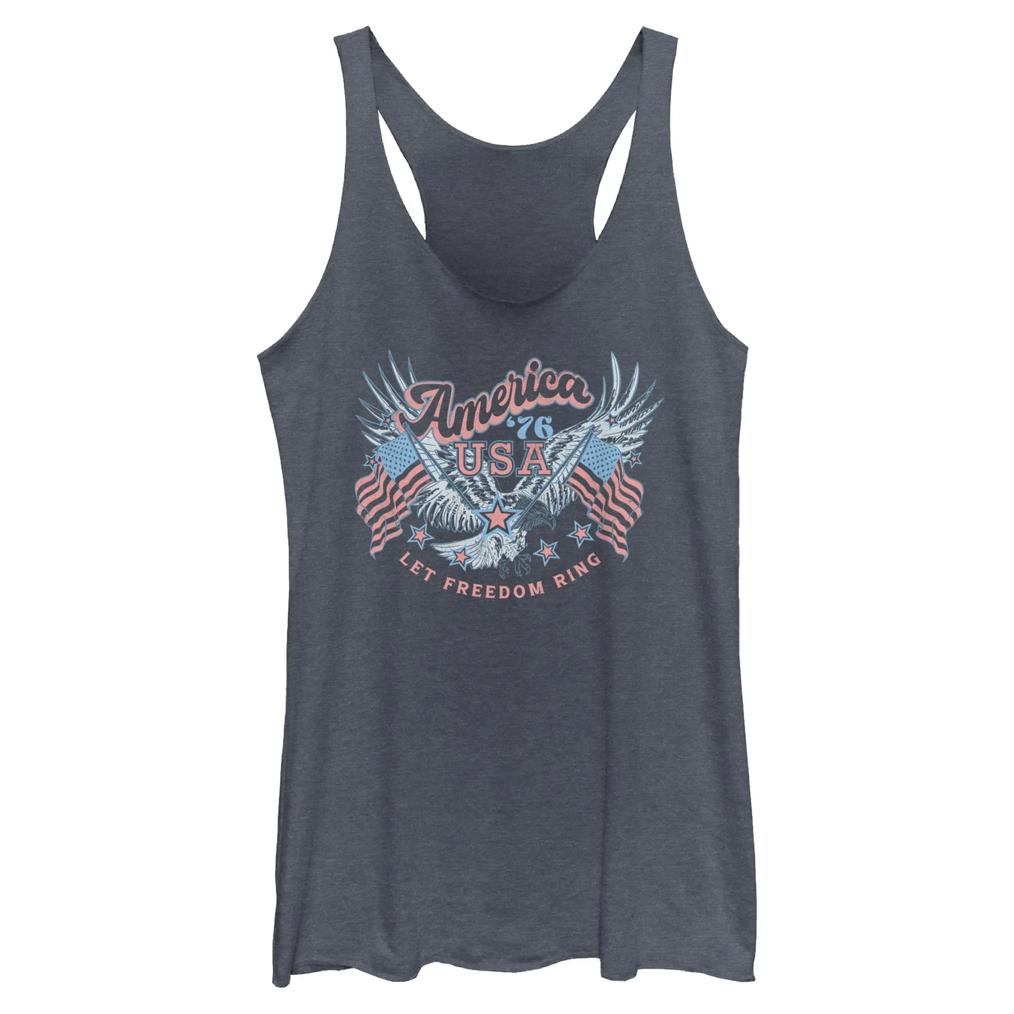 Lost Gods America 76 Let Freedom Ring Womens Racerback Tank