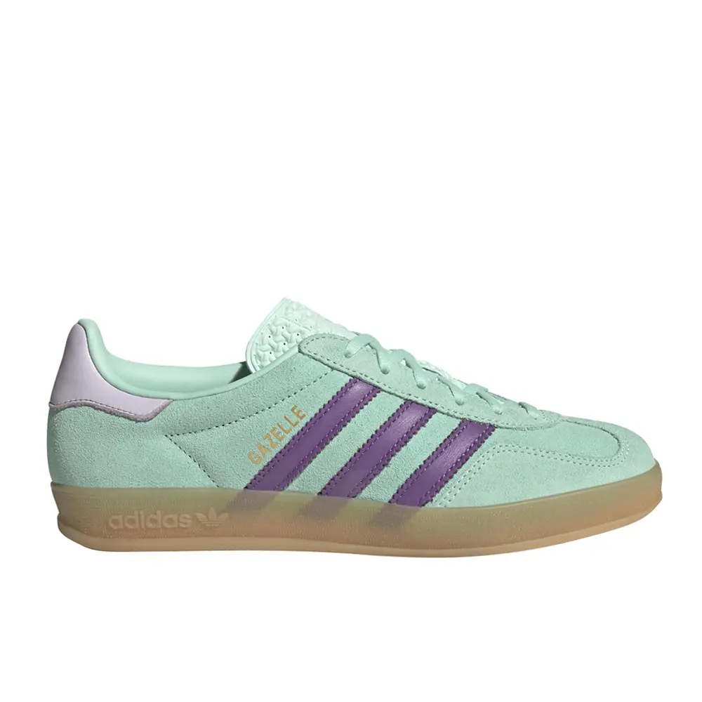 adidas Womens Gazelle Indoor Sneakers Shoes Casual - Green