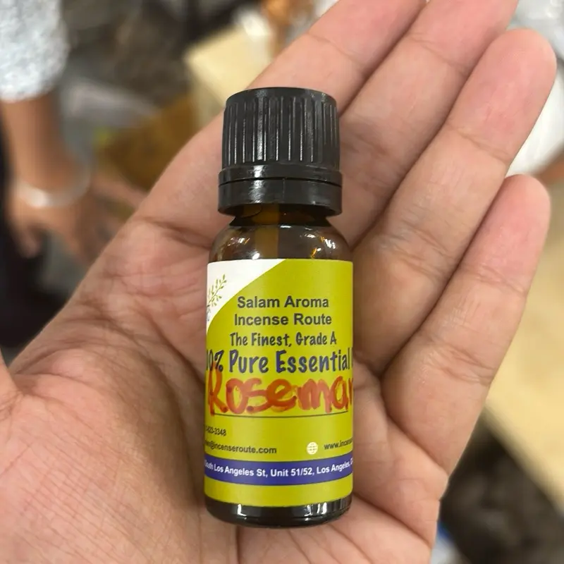 Salam Aroma Rosemary Essential Oil - 100% Pure Grade A for Aromatherapy & Relaxation