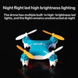 Mini Flying Toy Beginner-Friendly Toy RC Airplane with One-Touch Takeoff/Landing, Hover, Spin & 360° Flips
