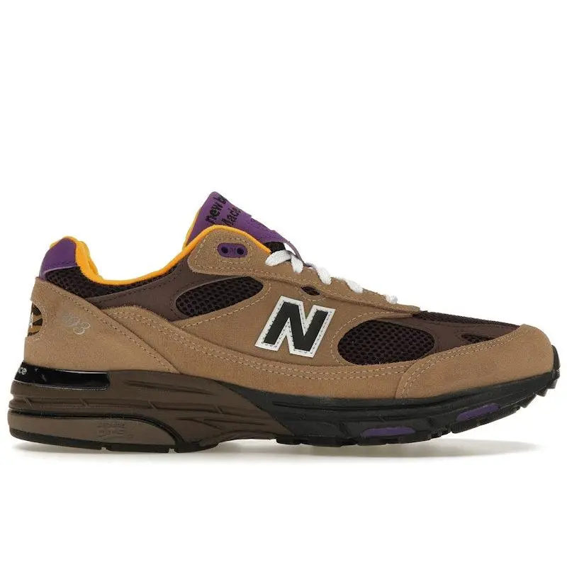 New Balance Men's 993 MiUSA Mushroom Midnight Violet, from StockX