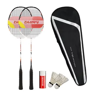 Badminton Racquet,Professional Badminton Racket,Badminton Racket Set Of 2,Badminton Rackets,Composite Carbon Fiber,Contains Two Badminton Rackets ＆Two Badminton Balls ＆ A Bag,Suitable For Outdoor Activities And Family Outings