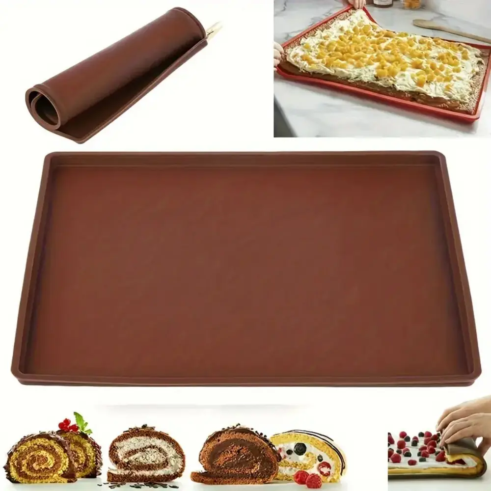 Silicone baking MATS, cake rolls, pastry MATS, non-stick molds, DIY baking utensils and tools, reusable baking MATS, home kitche, Baking Supplies