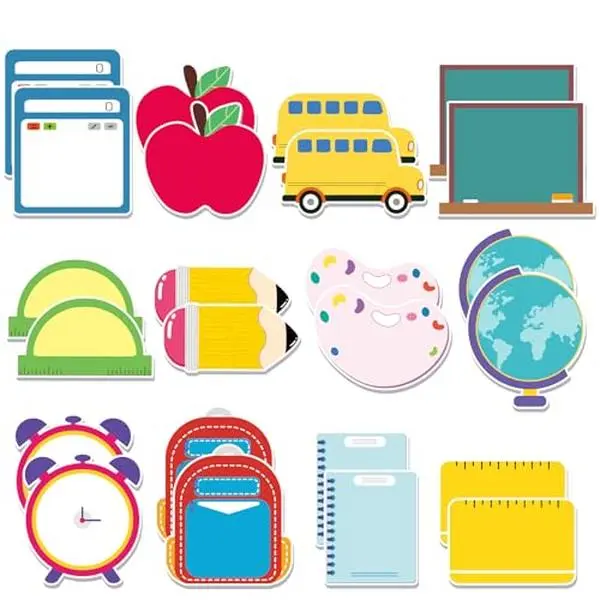 Gejoy 24-Pack Cute School Supplies Sticky Notes - 720 Sheets, 12 Multiple Styles, Self-Stick Memo Pads, Aesthetic Office Accessories, Classroom Reward Stickers, Decorative Labels, Teacher Must Haves, Sticky Index Tabs