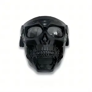 Skull Mask Halloween Gift, Tactical Full Face Protection Outdoor Riding Off-Road Motorcycle Windproof Goggles