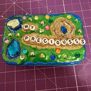 Tiny Trinket Box : “My Preciousss” a home for all your tiniest most treasured things. Hand decorated and one of a kind!