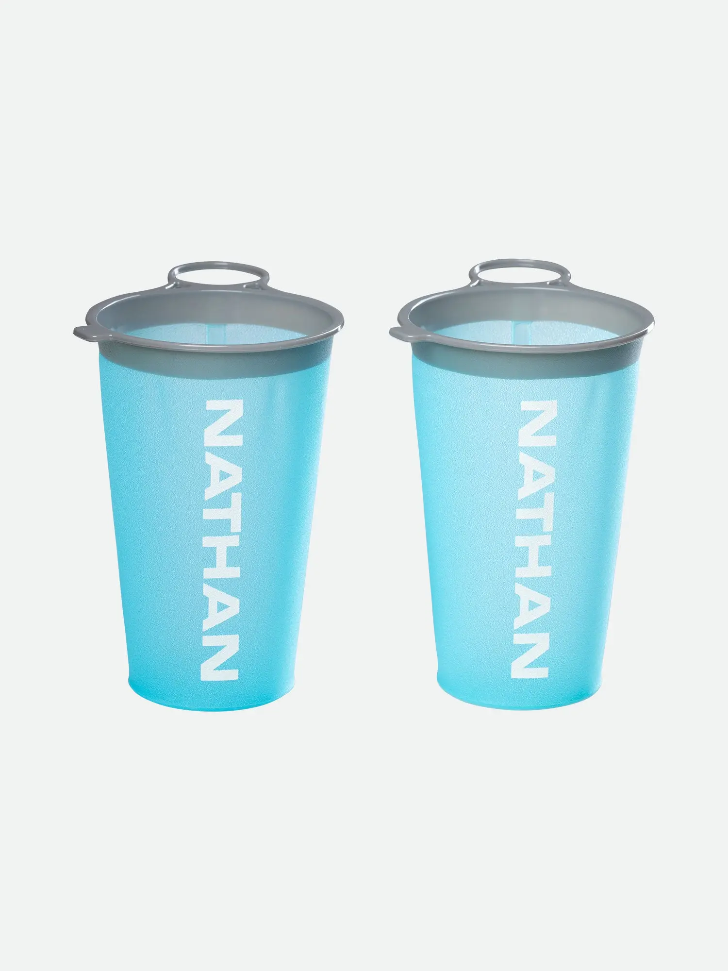 NATHAN Reusable Race Day Cup 2 Pack - Flexible Foldable Tumbler for Race Day Hydration & Easy Stashing in Waistband or Pocket