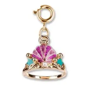 Gold Mermaid Tiara Charm